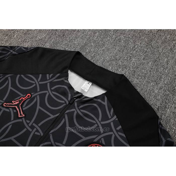 Chandal de Sudadera del Paris Saint-Germain Jordan Nino 2024-2025 Negro